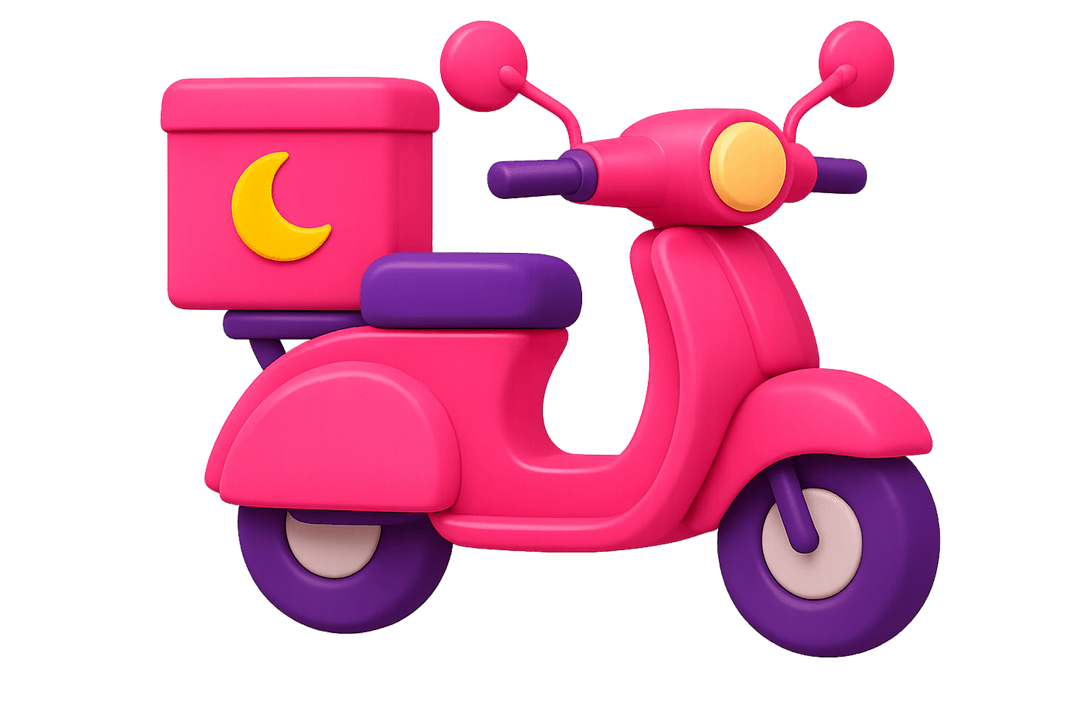 Moto Delivery Dolci Luna